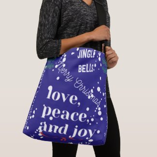 Love, Peace and Joy Crossbody Bag