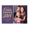 Love Peace and Joy Gold Damask Photo