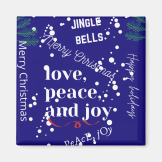 Love, Peace and Joy Magnet