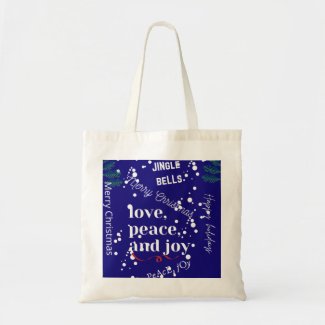 Love, Peace and Joy Tote Bag