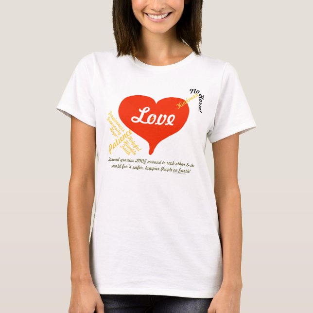 Love, Peace - Anytime Shirt (Front)