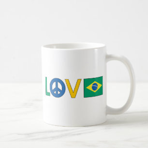 Love Peace Brazil Coffee Mug