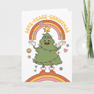 Love, Peace, Christmas - A Groovy Holiday Card