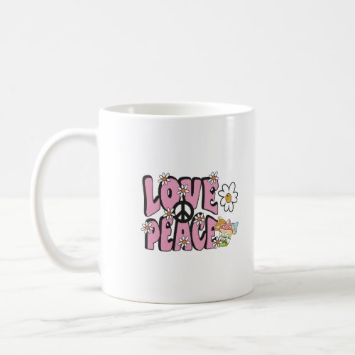 love peace concept hand_drawn illustration style 7 coffee mug