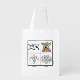 Love Peace Freedom Harmony Grocery Bag