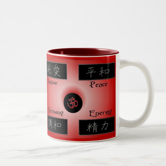 Love Peace Harmony Energy Coffee Mug (Right)