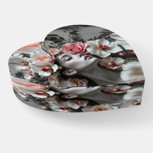 Love Peace Heart Paperweight