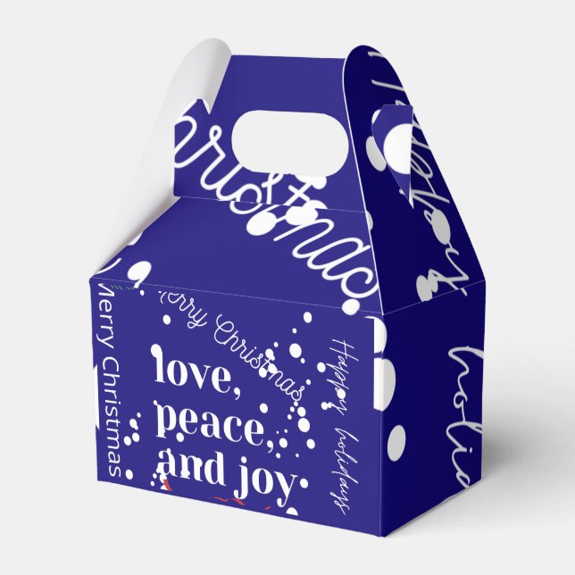Love, Peace, Joy, Favor Boxes (Front Side)