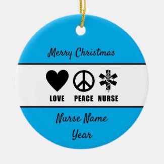 Nurses and Healthcare Christmas Ornaments