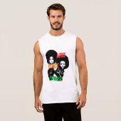 love peace power tank top (Front Full)