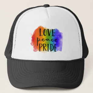 Love Peace Pride Trucker Hat