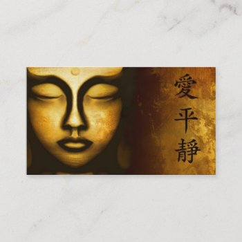 Love Peace Serenity Business Card by Avanda at Zazzle
