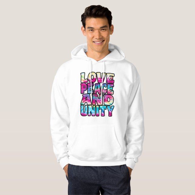 LOVE PEACE UNITY. HOODIE (Front Full)