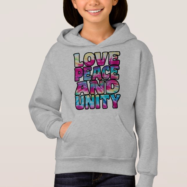LOVE PEACE UNITY. HOODIE (Front)