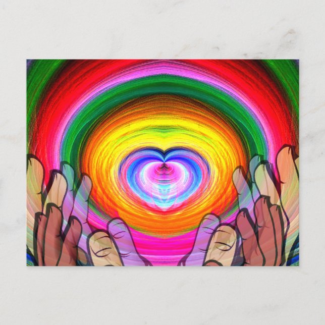 Love,Peace & Unity_ Postcard (Front)