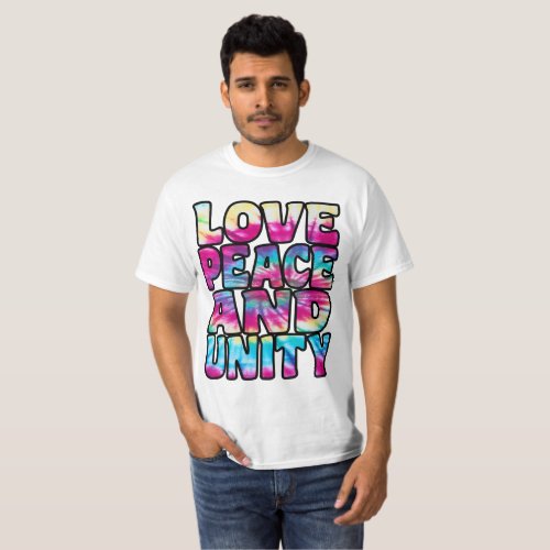 LOVE PEACE UNITY T_Shirt