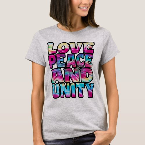 LOVE PEACE UNITY T_Shirt