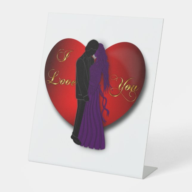 love pedestal sign (Front)