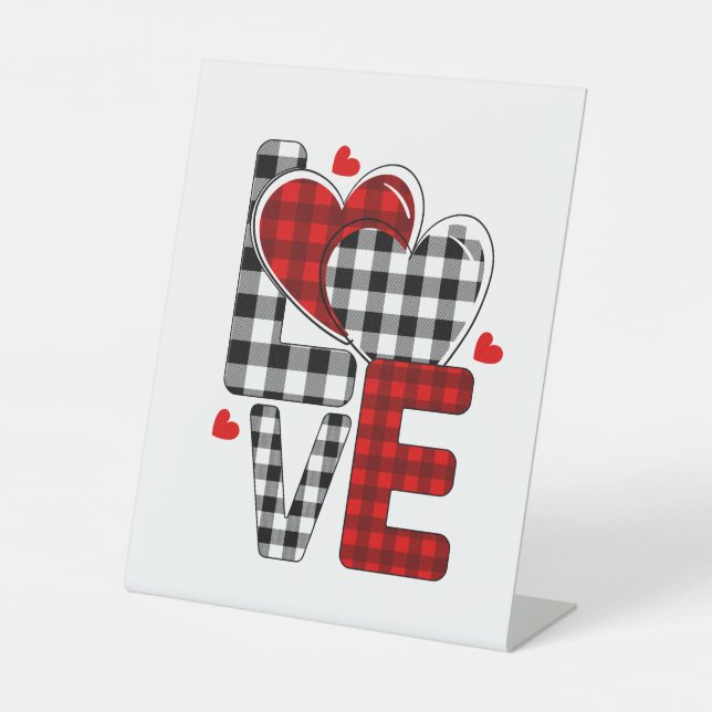 love pedistal image Pedestal Sign (Front)