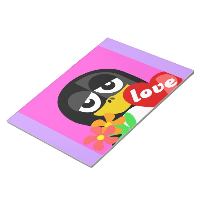 LOVE PENGUIN NOTEPAD (Angled)