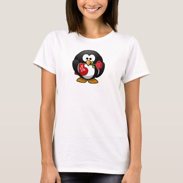 Love Penguin Sweatshirt T-Shirt (Front)