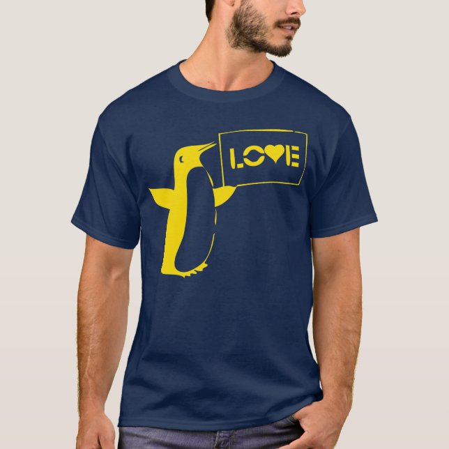 Love Penguin T-Shirt (Front)