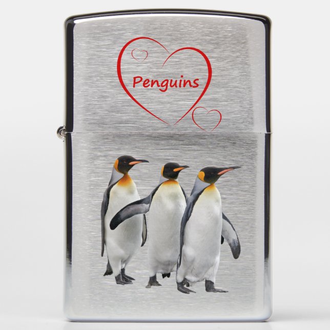 Love Penguins Lighter (Front)