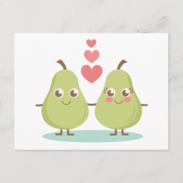 Love, perfect Pair- Wedding gifts, Anniversary Postcard (Front)