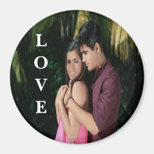 Love Personalized Photo Magnet