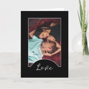 Love, Personalized Photo, Romantic Valentine's Day Card