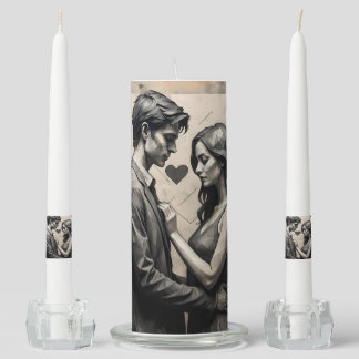 Love Personification  Unity Candle Set