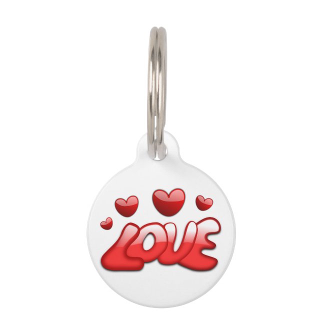 Love Pet ID Tag (Front)