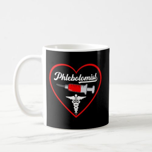Love Phlebotomy Nursing Graduation Him Her Caduceu Coffee Mug