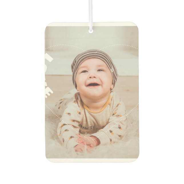 Love Photo Air Freshener (Front)