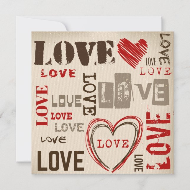 Love Photo Birth Announcement (Front)