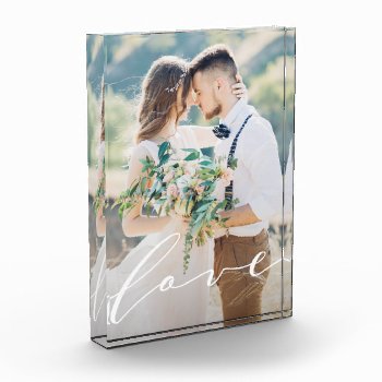 Love Photo Block by FINEandDANDY at Zazzle