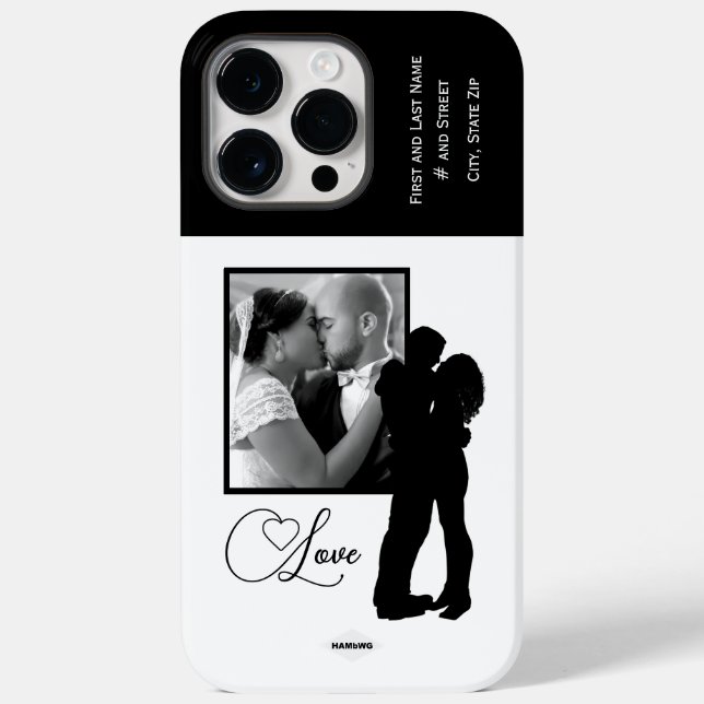 Love Photo Cell Phone Case with Graphic  HAMbWG (Back)