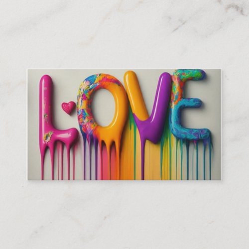 Love photo design is best business card