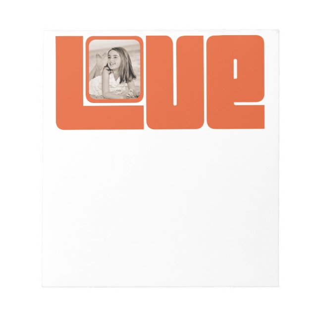 Love Photo Notepad (Front)