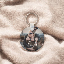 Love Photo Simple Keychain