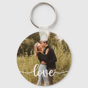 Love Photo Simple Keychain