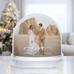 Love Photo Snow Globe