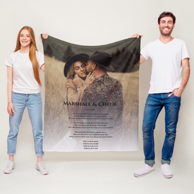love Photo Song lyrics  Fleece Blanket (In Situ)