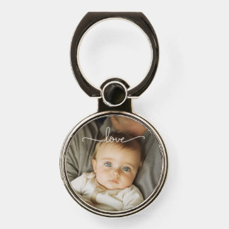 "love" Photo Template for Parents Phone Ring Stand