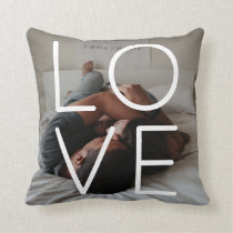Love Photo Template Personalized Couples Throw Pillow Love Photo Template Personalized Couples Throw Pillow