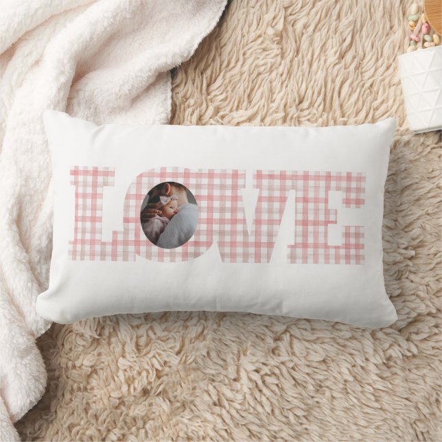 Love Photo Throw Pillow (Blanket)