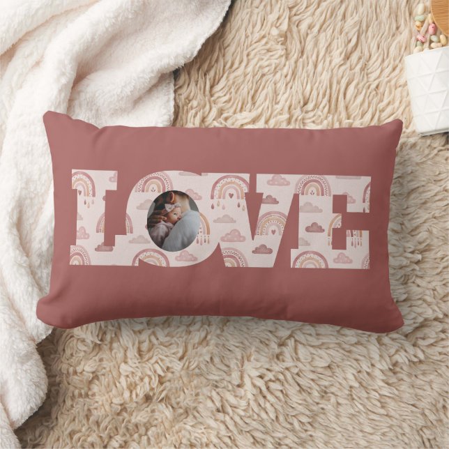 Love Photo Throw Pillow (Blanket)