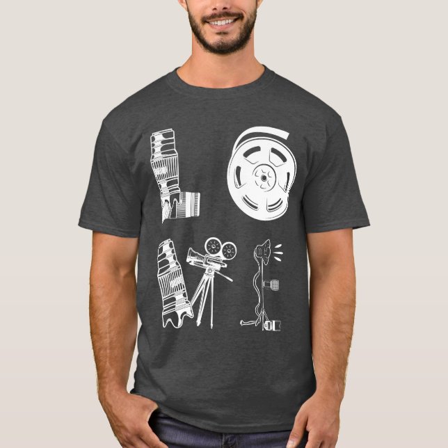 LOVE Photography LOVE Photography Camera Photograp T-Shirt (Front)