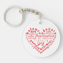 Love Physical Therapy Heart Word Art