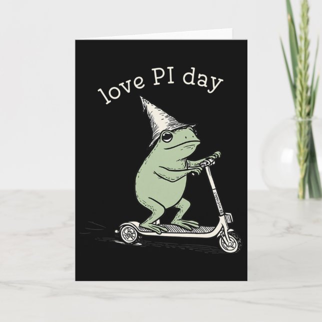 Love Pi Day Math Teacher Algebra Grade Teacher T F Card (Front)